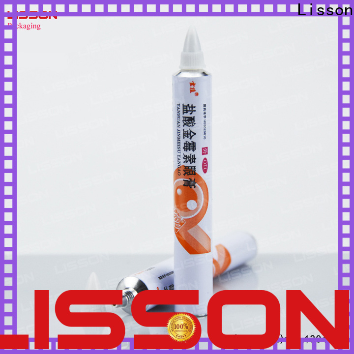 Lisson tubo plegable personalizado, el mejor proveedor de ungüentos