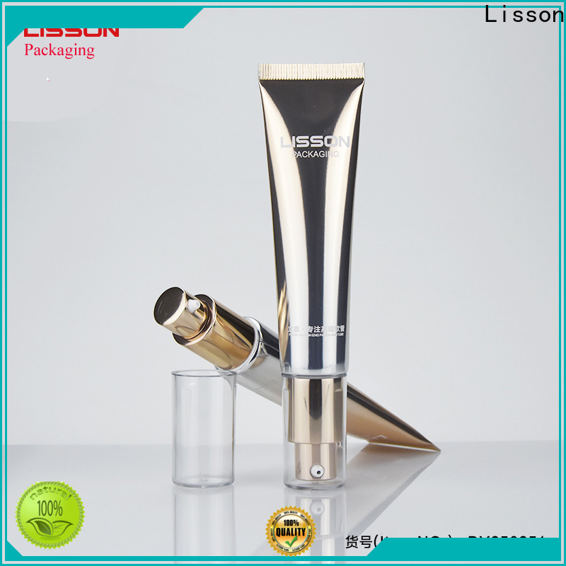Lisson transparent hand lotion pump barrier for cleanser