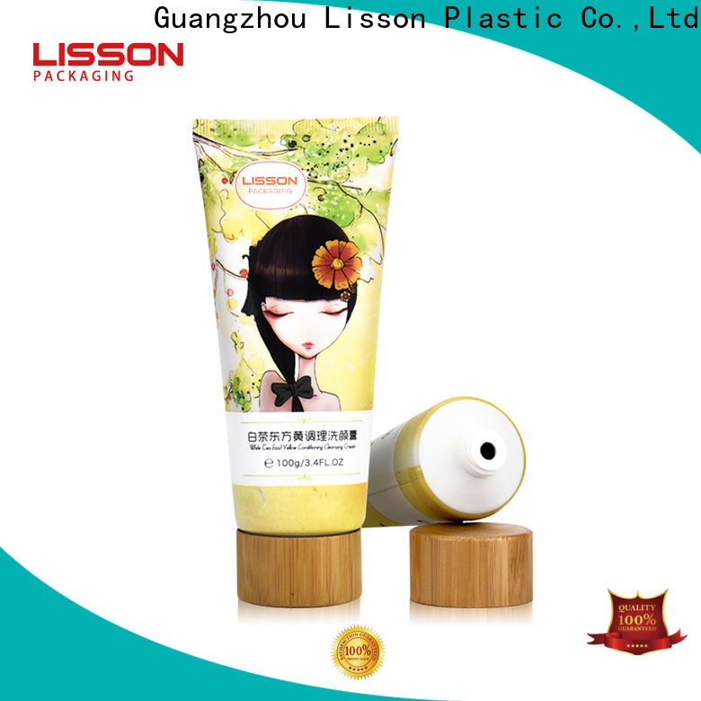 Lisson special shape clear plastic tube ODM for cosmetic