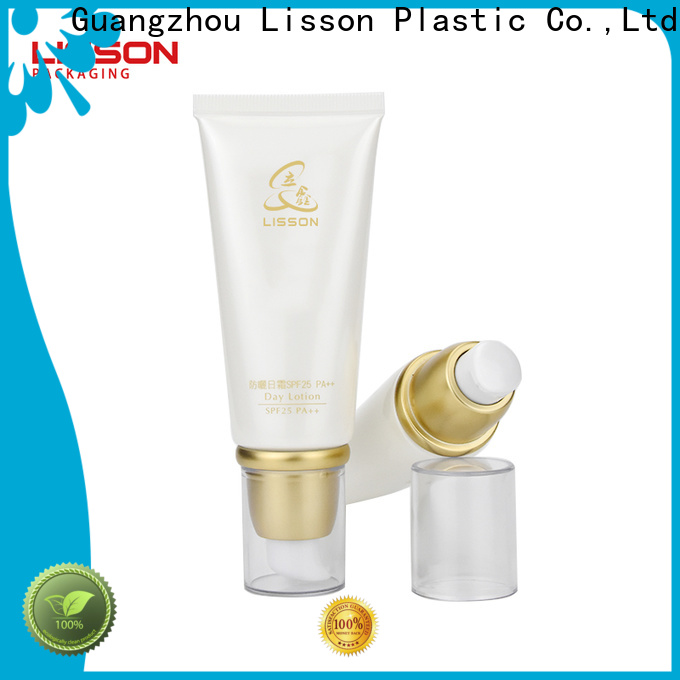airless tube clear barrier for cleanser