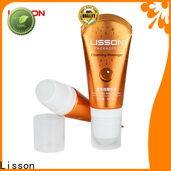Lisson embossment plastic tube containers round rotary for essence