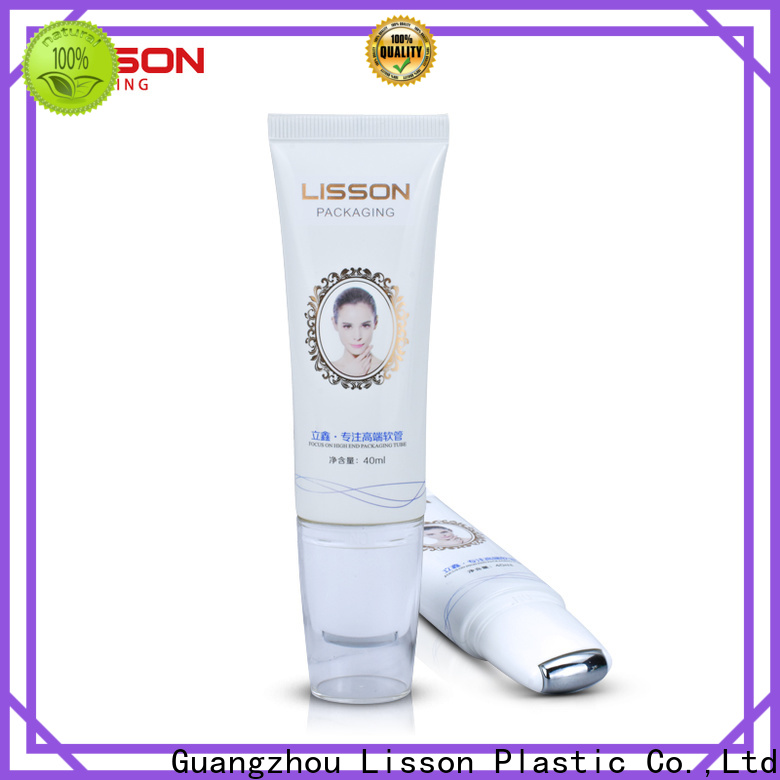 Lisson empty squeeze tubes for cosmetics oval for makeup
