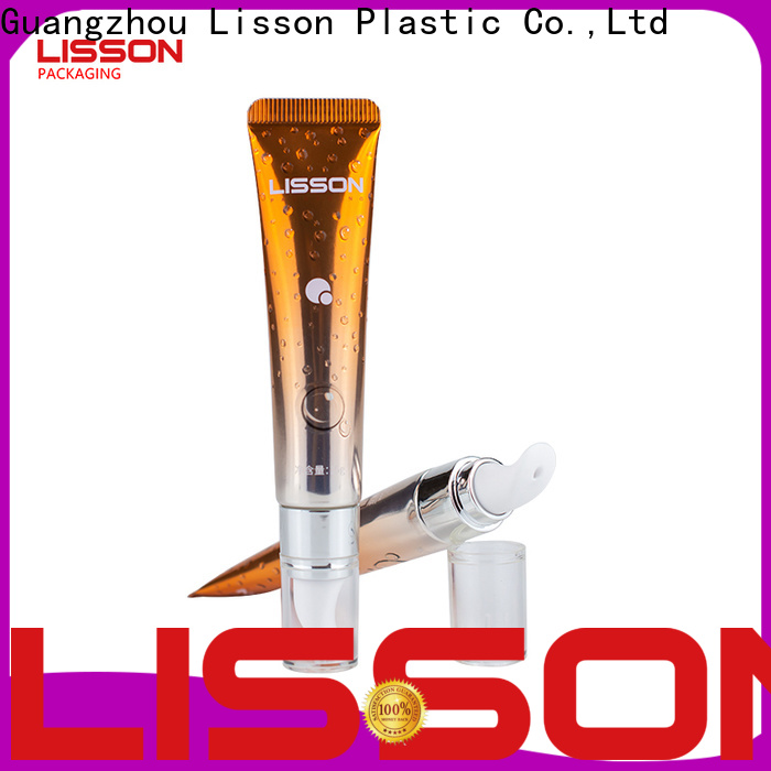 Lisson single steel empty lip gloss tubes screw cap for storage