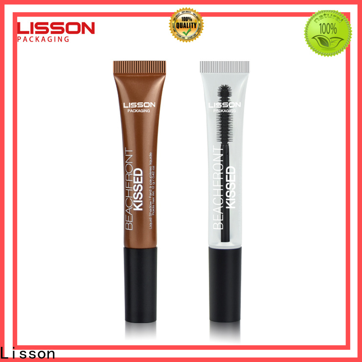 Lisson flocking sunscreen tube oval for sun cream