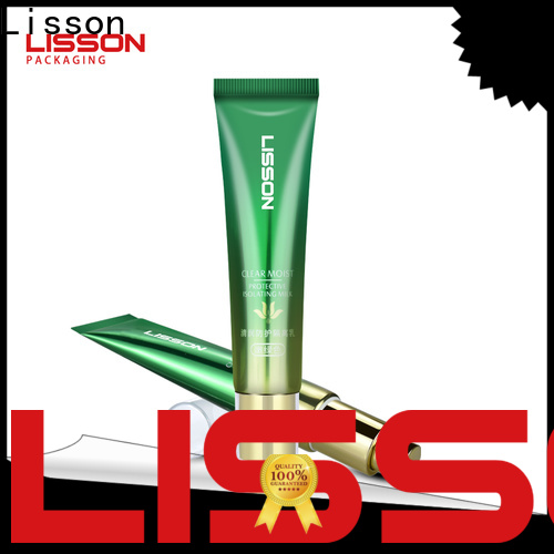 Lisson glossy cap lotion pump aluminum for cleanser