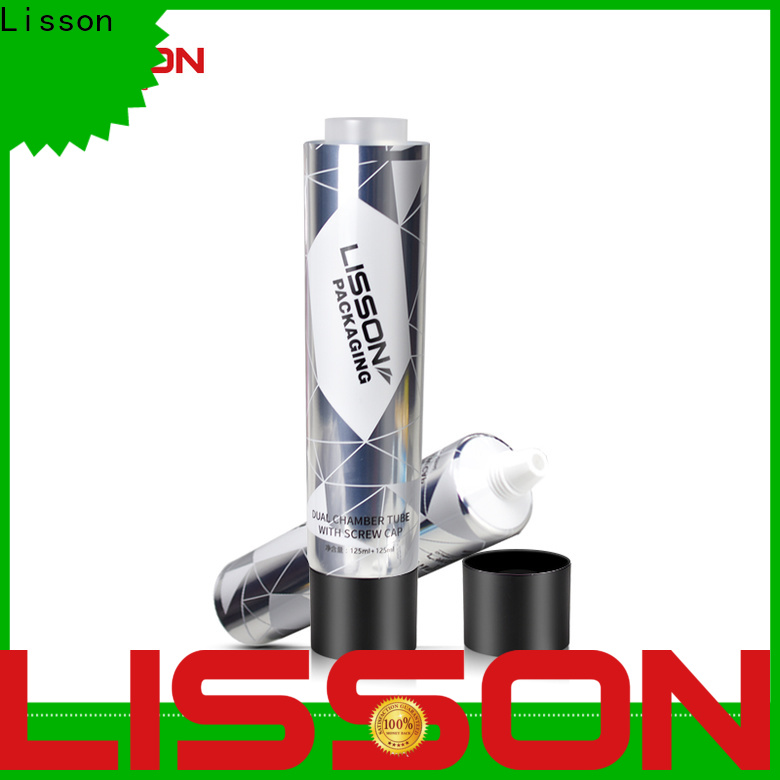 Lisson six steel cosmetic tube packaging for lotion
