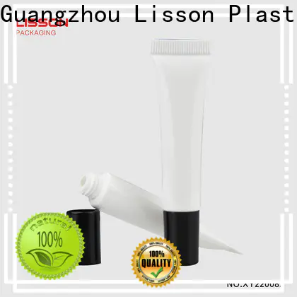 hollow plastic tube caps top selling silver coating for makeup