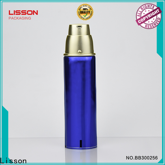 Lisson transparent airless pump bottles barrier for lotion