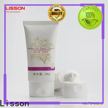 Lisson cheapest factory price cosmetic tube with flip cap free sample for packaging