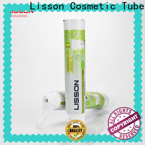 Lisson free sample cosmetic packaging companies tooth-paste for cleanser