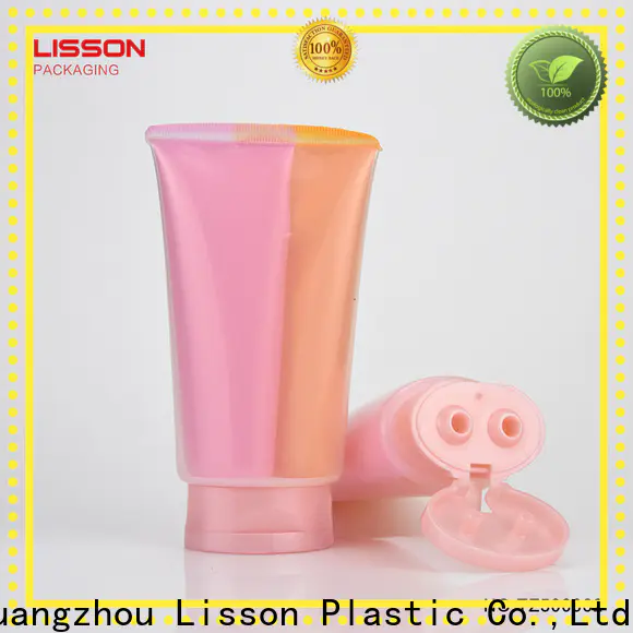 Lisson free sample clear plastic tube tooth-paste for cleanser