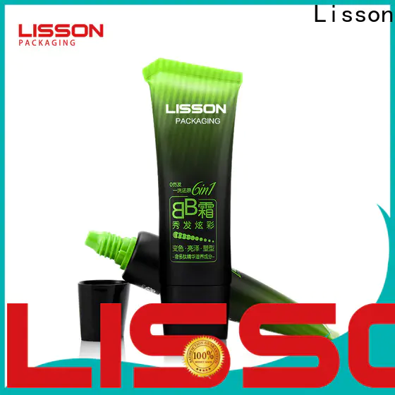 Lisson cosmetic tube packaging flip top cap for packaging