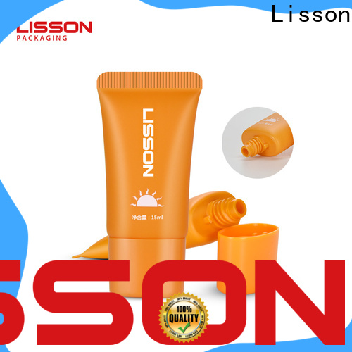 Lisson logo printed squeeze tubes for cosmetics luxury for packaging