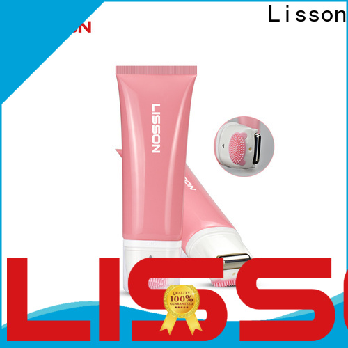 Lisson plastic creative face wash packaging silver coating for makeup