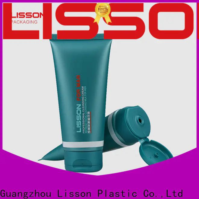 top quality cosmetic tube with flip cap custom for lotion