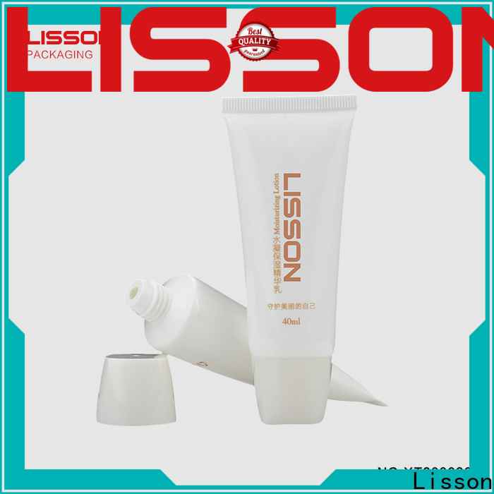 eco-friendly lotion tubes wholesale silver coating for sun cream