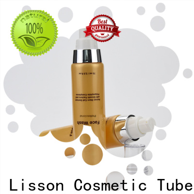 Lisson airless pump bottles clear for lotion