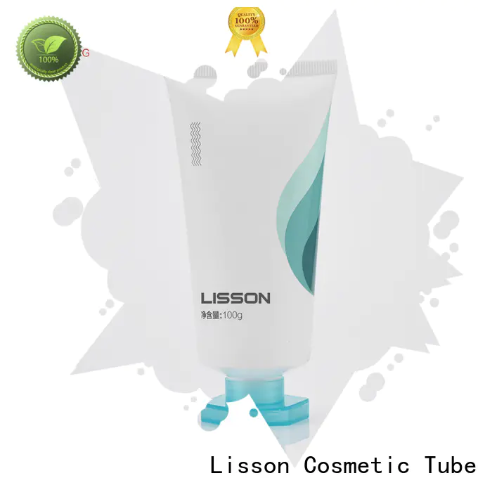 Lisson cosmetic tube with cap wholesale for cleanser