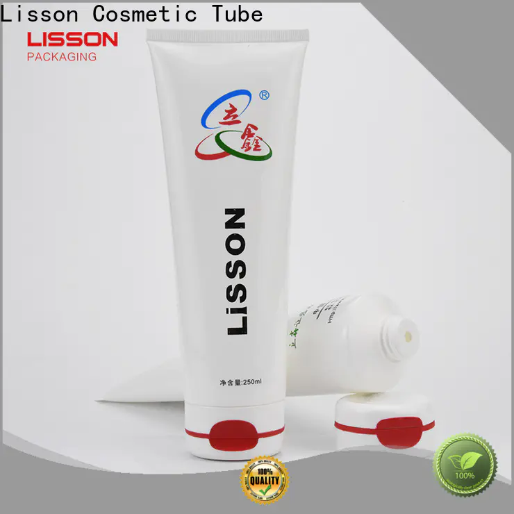 Lisson cosmetic tubes double color sunscreen packaging for makeup