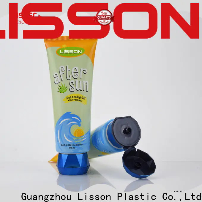 Lisson plastic tubes with caps tooth-paste for packaging