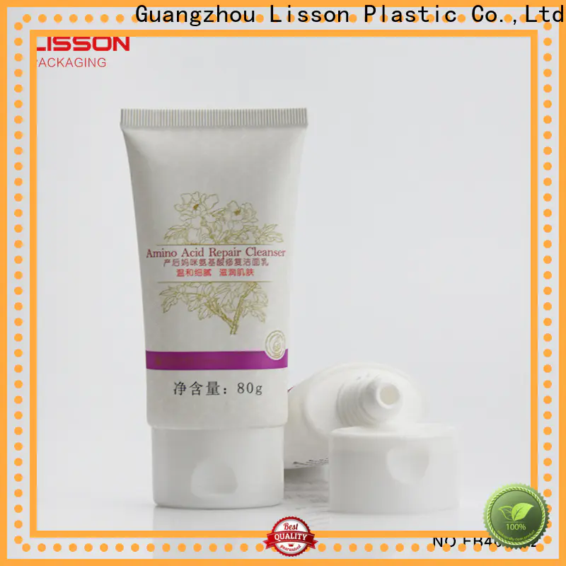 Lisson cosmetic tube with cap custom for cosmetic