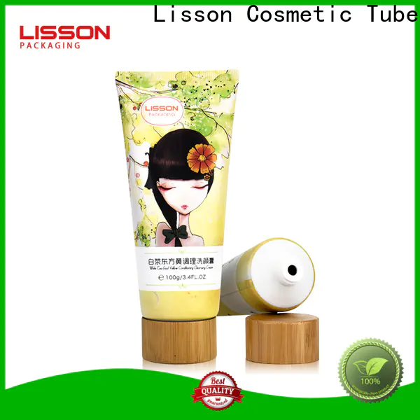 Lisson tube packaging tooth-paste for cleanser
