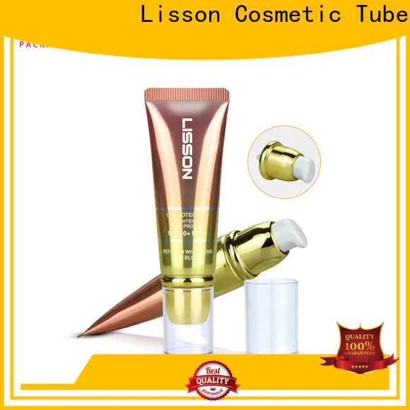 Lisson cosmetic airless pump tube packaging for cosmetic