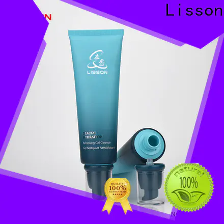 Lisson high quality cosmetic airless pump tube clear for packaging