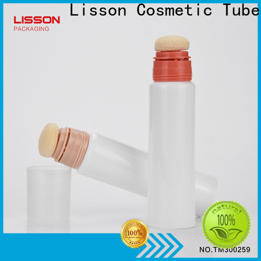 Lisson flocado tubo cosmético rubor suave para almacenamiento