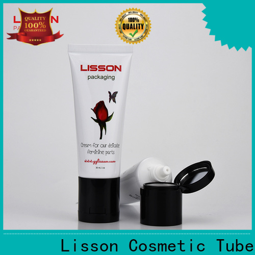 Lisson free design squeeze tubes for cosmetics oval
