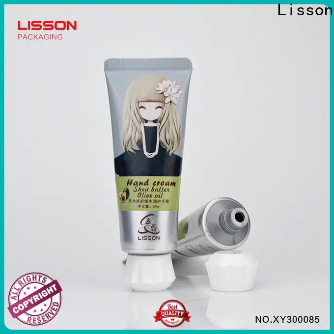 Lisson free sample body cream packaging bulk production for makeup