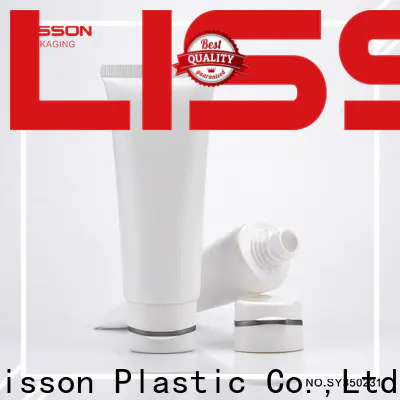 Lisson free sample cosmetic double colors tube sunscreen packaging for lip balm