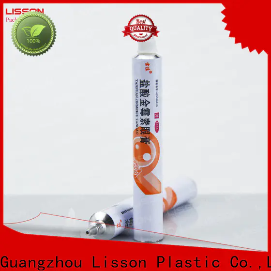 Lisson aluminum cosmetic tube wholesale customized for makeup