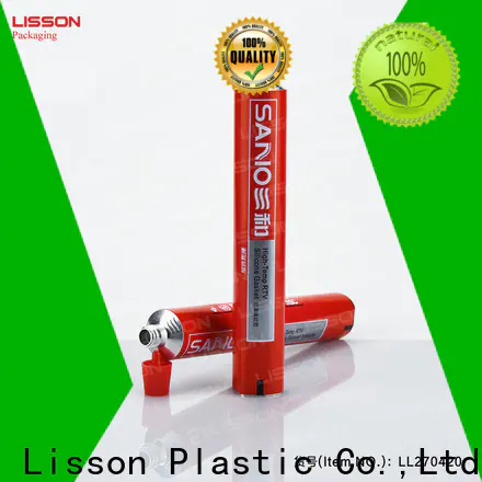 Lisson factory price aluminium cosmetic tubes oem for makeup