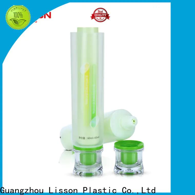 Lisson wholesale plastic tubes with caps free sample for lotion