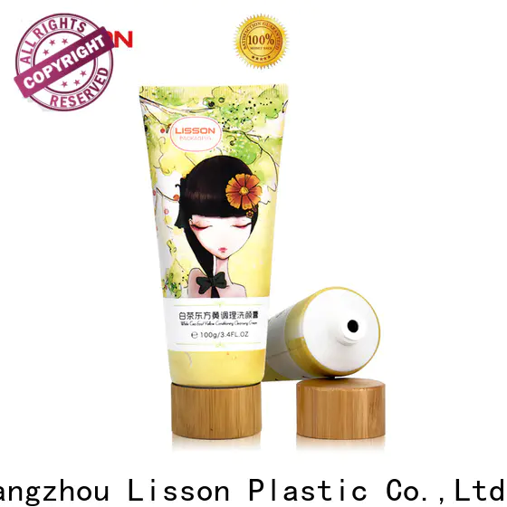 Lisson clear plastic tube silver plating for lotion