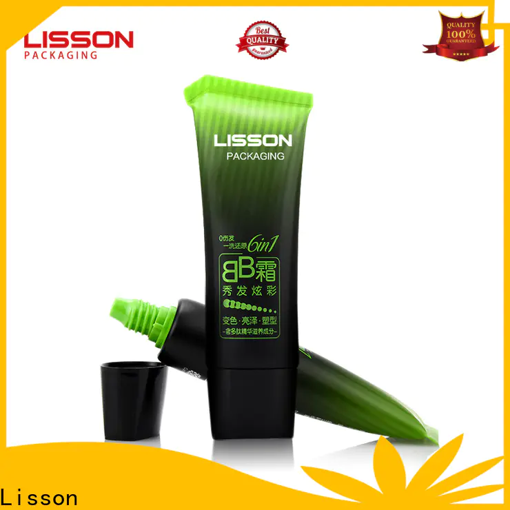 Lisson cosmetic tube packaging flip top cap for packing