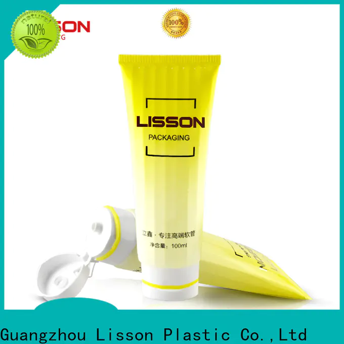 Lisson squeezable tubes bulk production for lotion