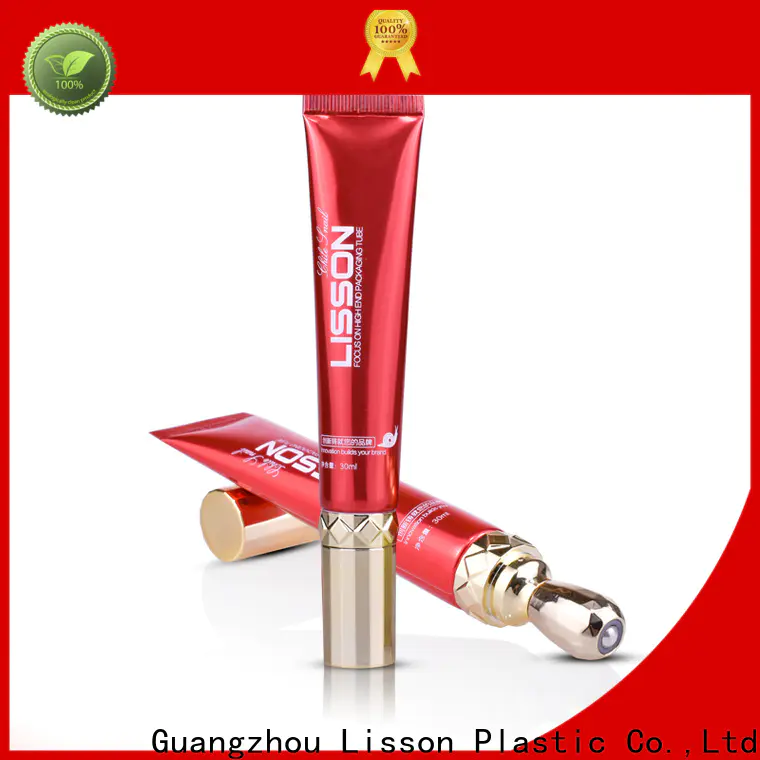 Lisson free sample eye cream tube with applicator for makeup