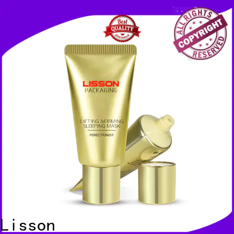 Lisson plastic cleanser container silver coating for sun cream