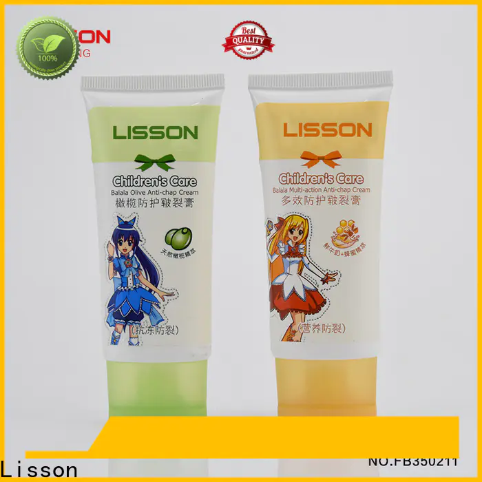 Lisson hand cream packaging tubes bulk production for makeup