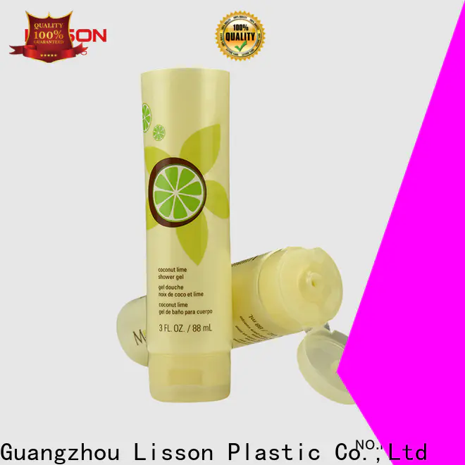 Lisson top quality cosmetic tube with flip cap wholesale for packaging