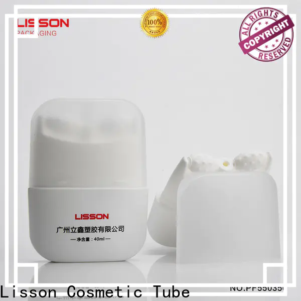 Lisson double rollers refillable massage cream tube luxury for storage