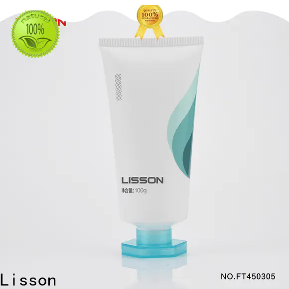 Lisson cosmetic flip flop cap tube free sample for packaging