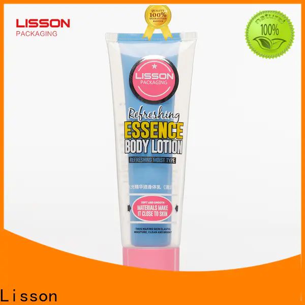 Lisson wholesale plastic tubes with caps for toiletry