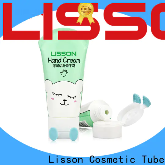 Lisson free sample wholesale plastic tubes with caps trader for makeup
