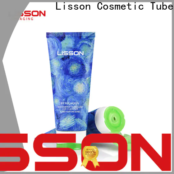 Lisson cosmetic tubes double color wholesale for makeup