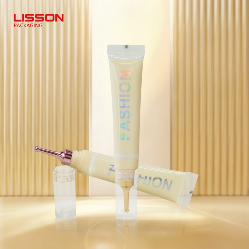 Aluminum Eye Cream Tube with Long Drop Nozzle