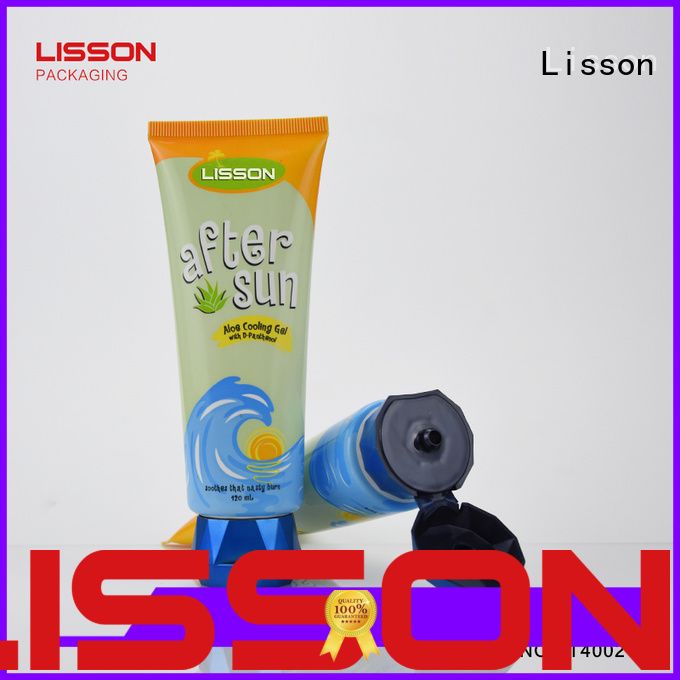Lisson bulk production cosmetic tube packaging special shape for packaging