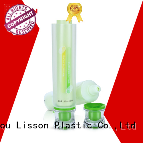 Envases de tubo de plástico con relieve Lisson para loción